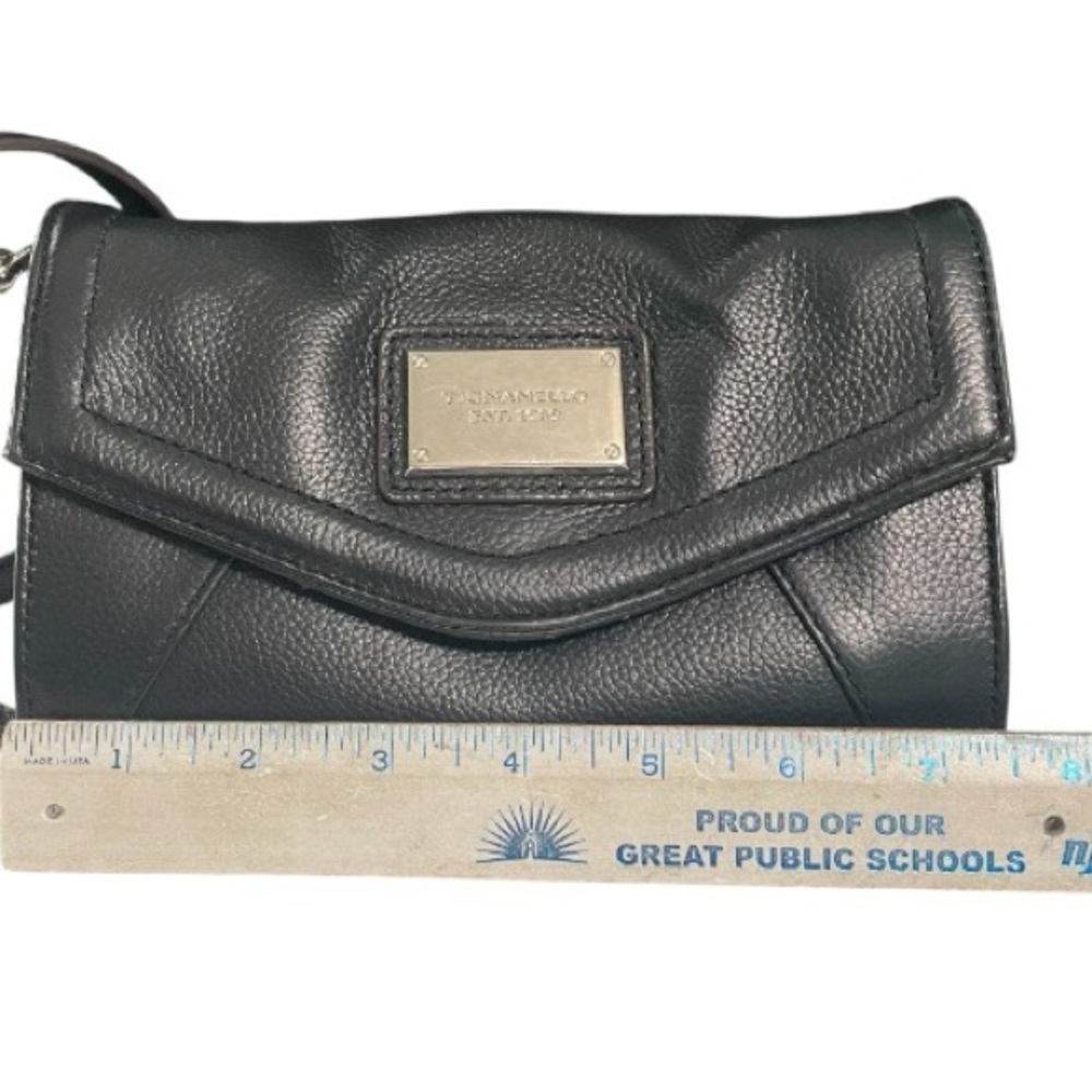 Tignanello Black Leather Crossbody Bag - Picture 9 of 13